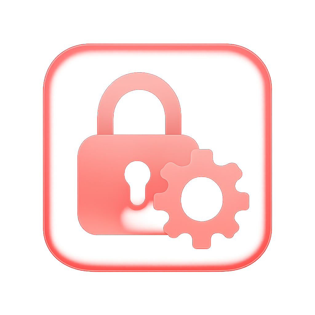 A badge symbolizing permissions management for Okwin.