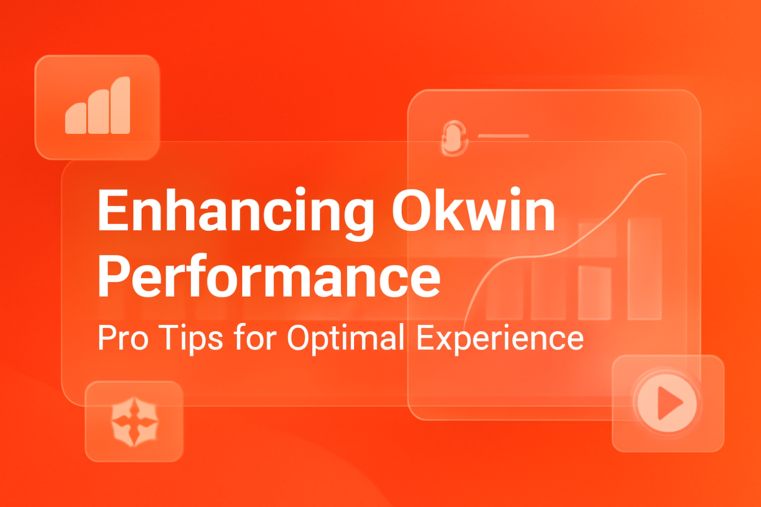 Visual representation of changing settings in the Okwin app.